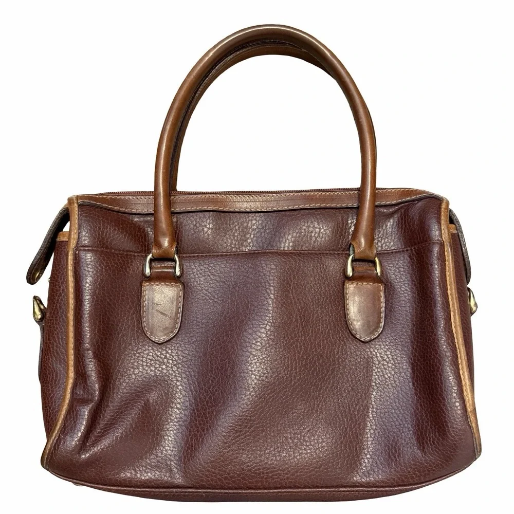 Vintage Allen Edward Brown‎ Purse Handbag